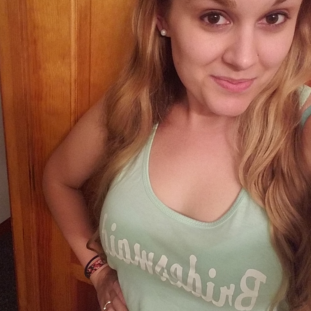 Bridesmaid Graphic Tank Top | XL | Aqua Blue - Picture 1 of 7